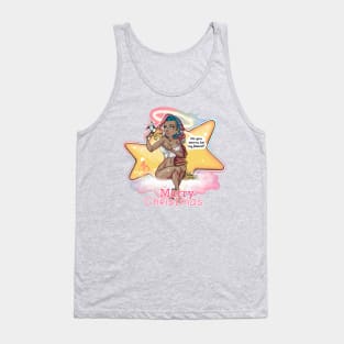 Do you wanna be my friend? Merry Christmas Tank Top